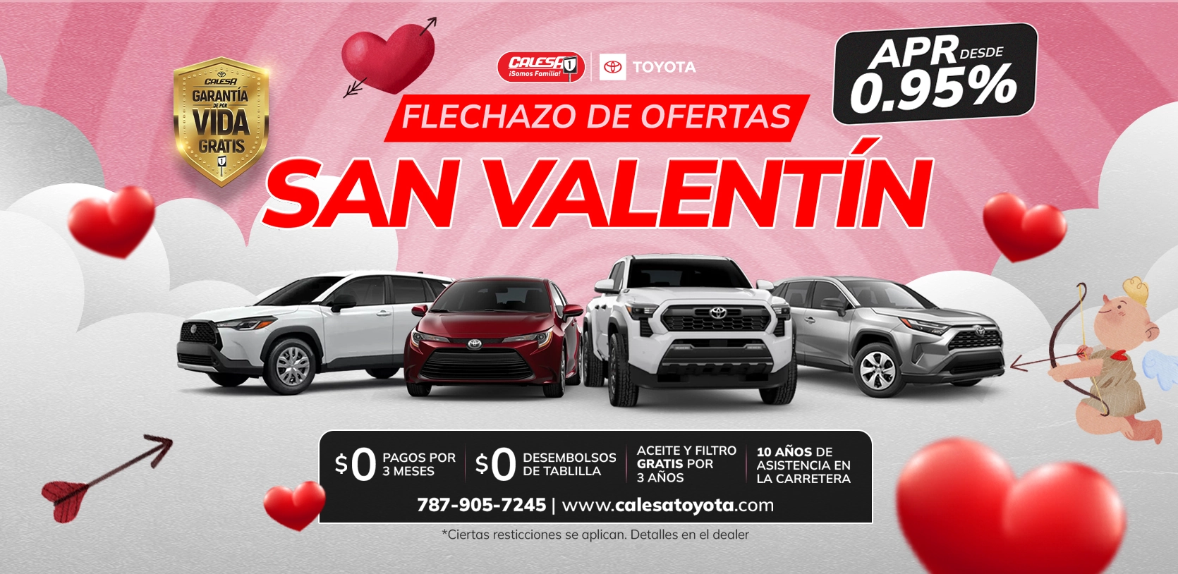 Flechazo de ofertas San Valentin